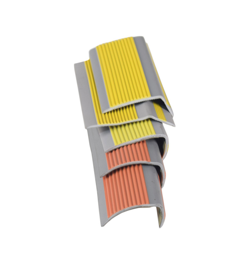 彩色PVC楼梯防滑L型密封条 彩色PVC楼梯防滑L型密封条
